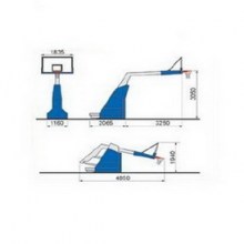 Стойка баскетбольная мобильная 790 MacShot 2